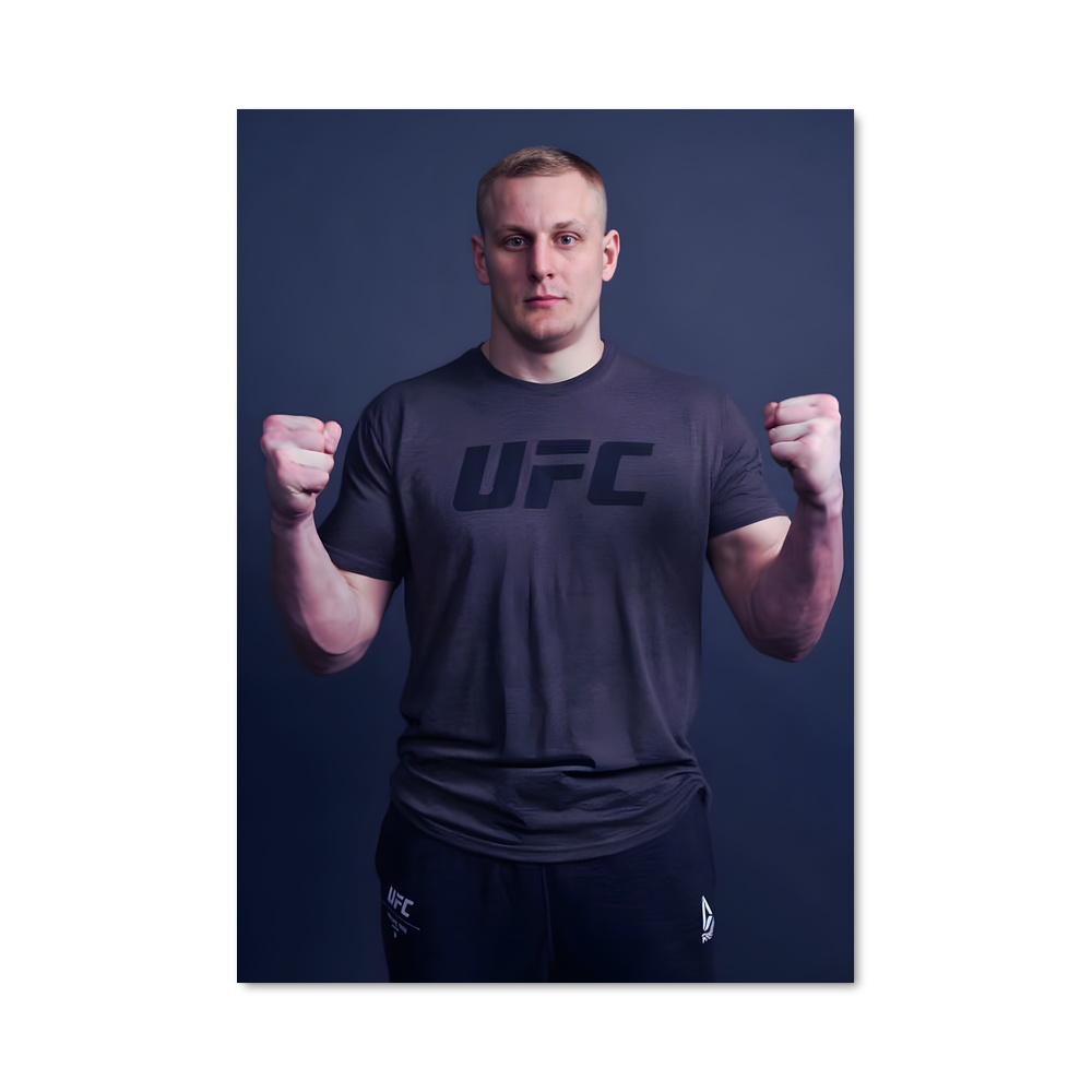 Poster Octogone en Flammes – affiche MMA